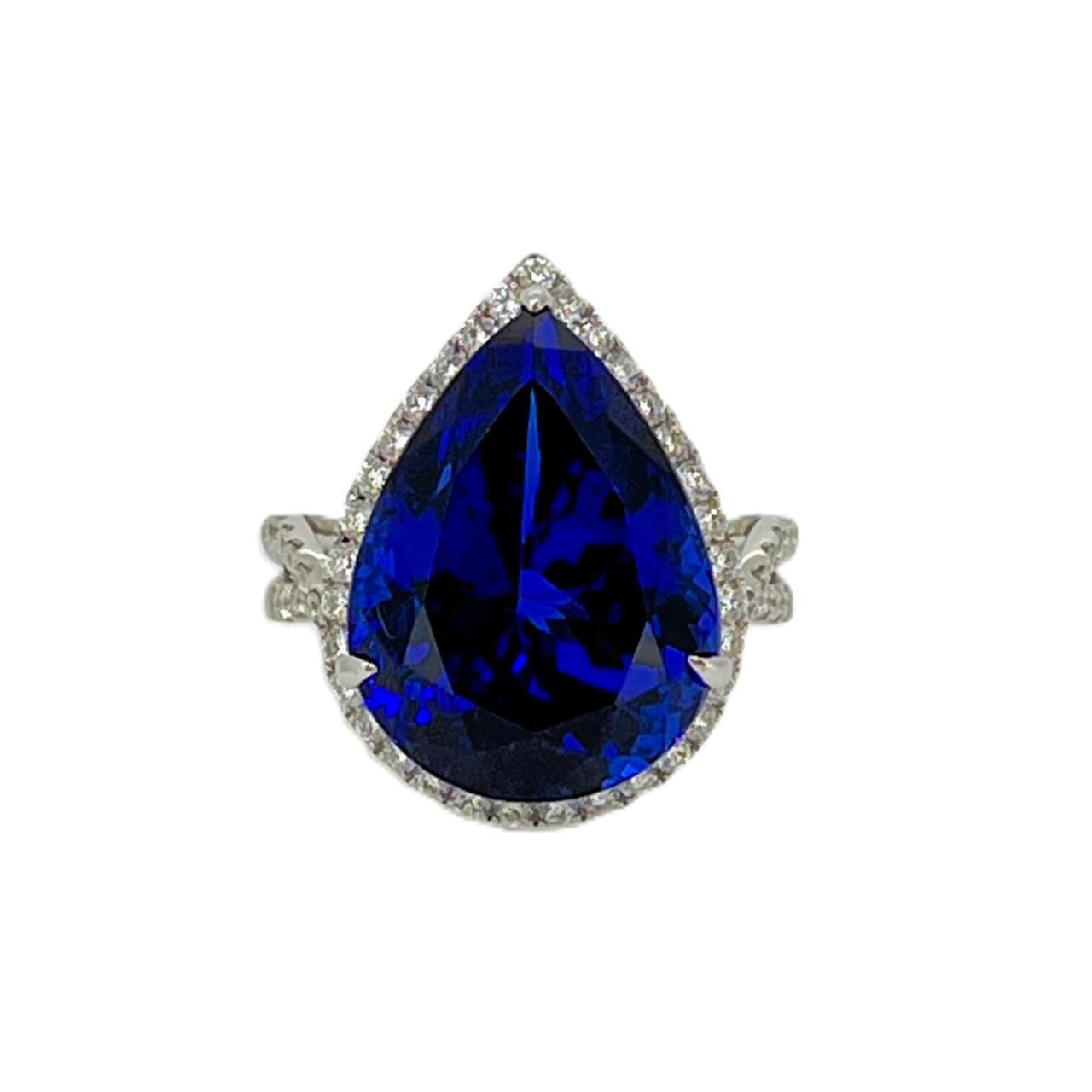 Tanzanite & Diamond Ring - K.S. Sze & Sons