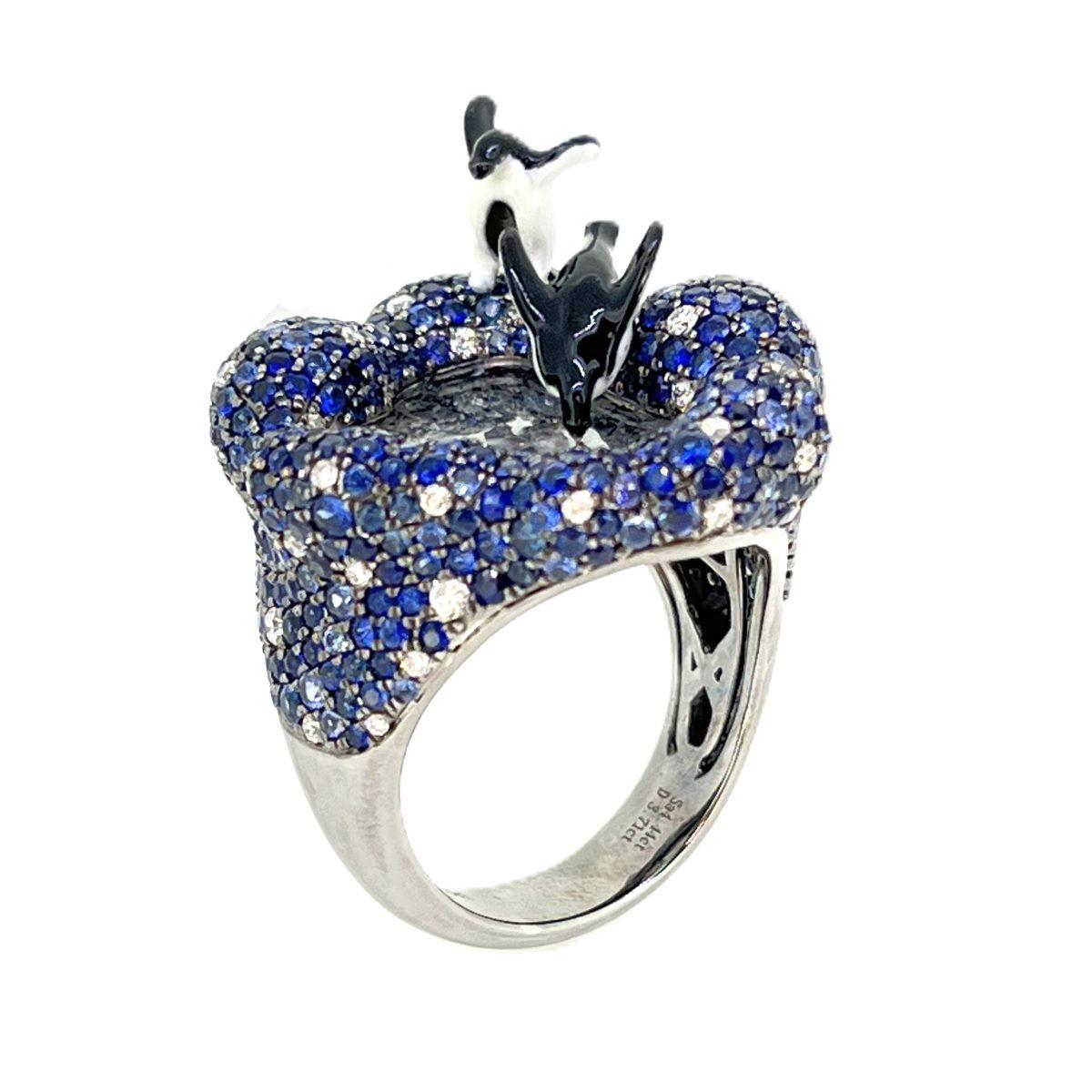 Penguins Diamond Ring