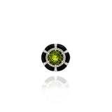 Peridot & Diamond Ring