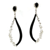 Onyx & Diamond Earrings