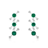 Emerald & Diamond Earrings