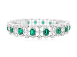 Colombia Emerald & Diamond Bracelet