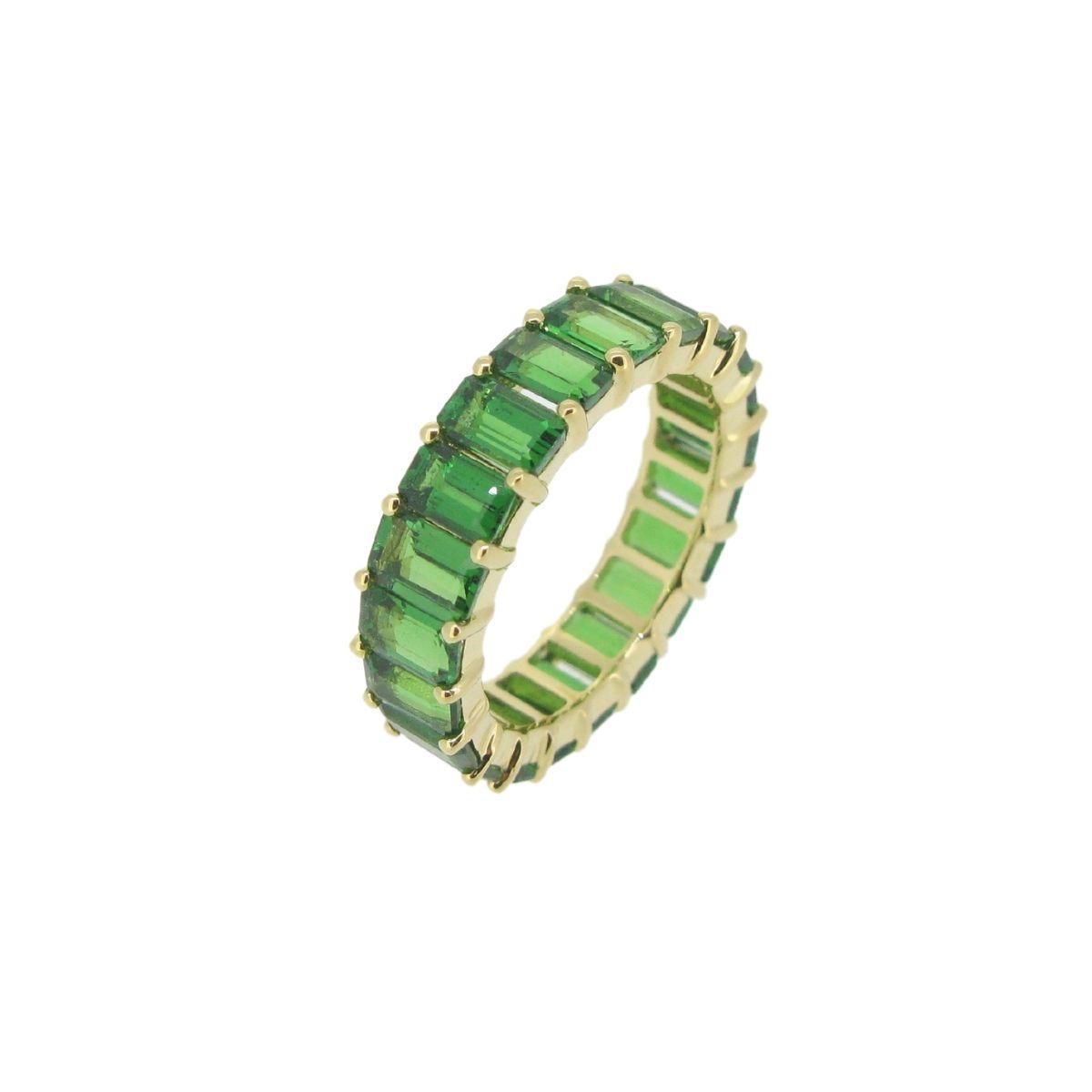 Green Garnet Ring