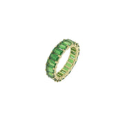 Green Garnet Ring - K.S. Sze & Sons