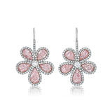 Pair Of Pink Diamond Earrings 