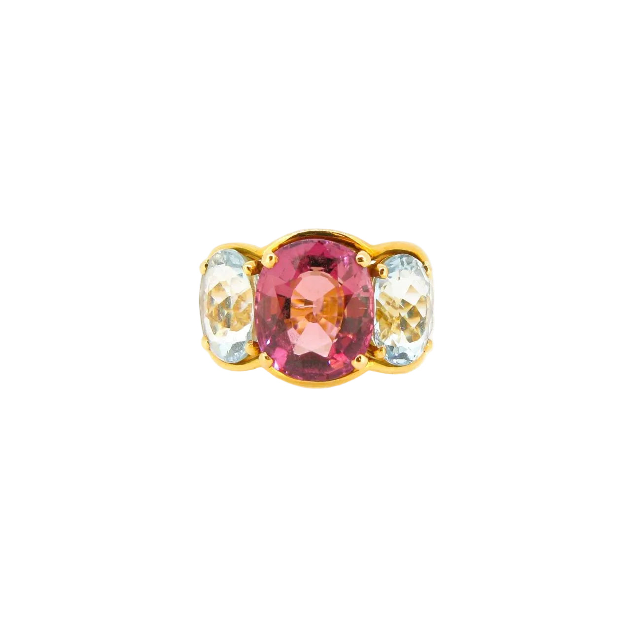 Tourmaline & Aquamarine Ring - K.S. Sze & Sons