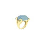 Aquamarine & Peridot Ring