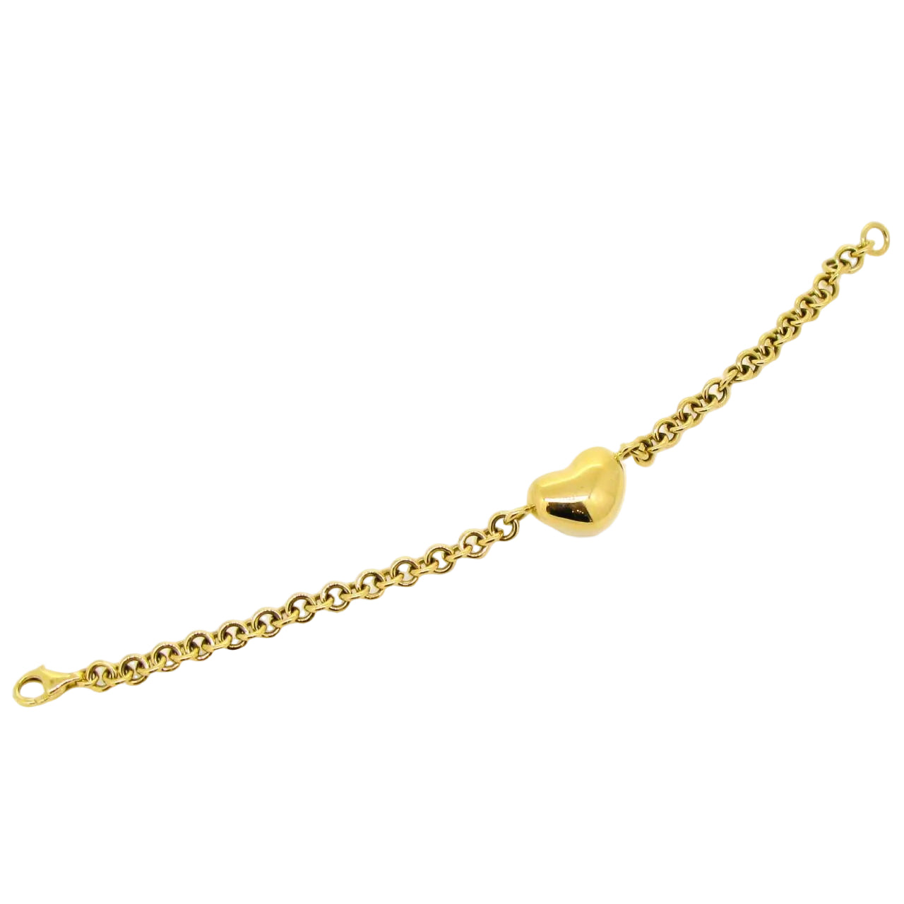 Yellow Gold Heart Bracelet - K.S. Sze & Sons