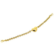 Yellow Gold Heart Bracelet - K.S. Sze & Sons