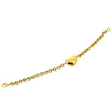 Yellow Gold Heart Bracelet