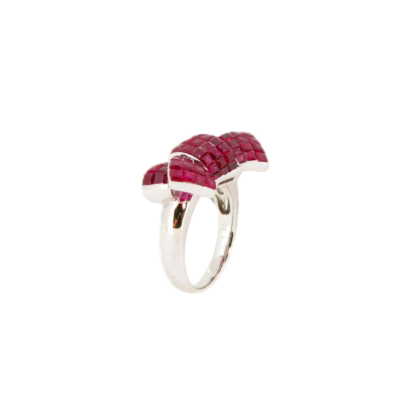 Ruby Ribbon Ring - K.S. Sze & Sons