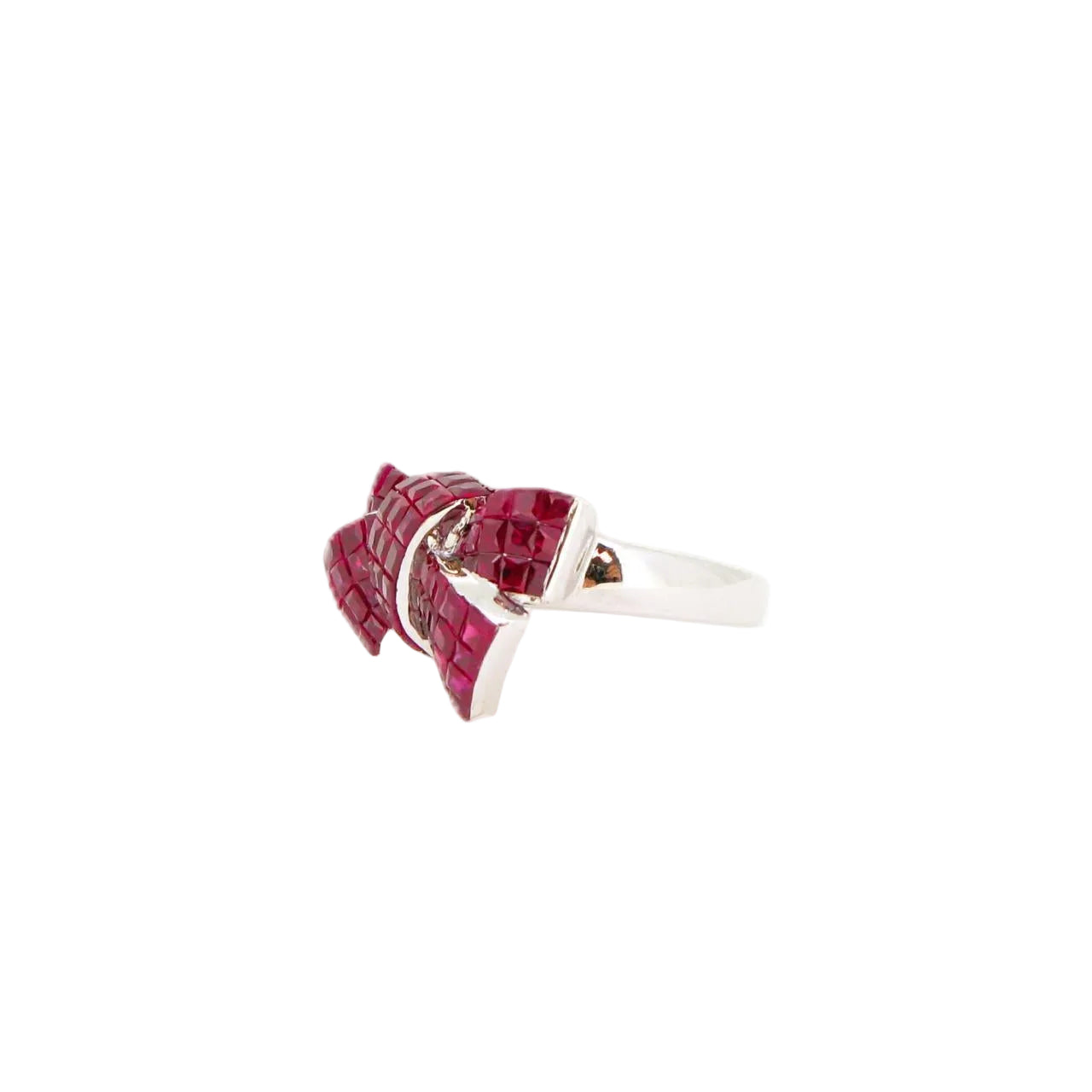 Ruby Ribbon Ring - K.S. Sze & Sons