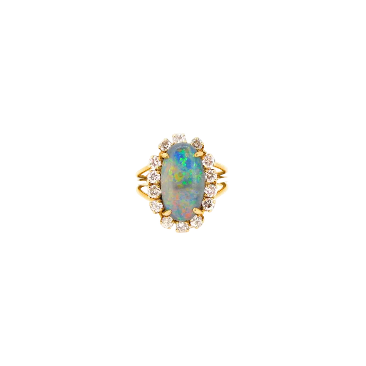 Opal Diamond Ring - K.S. Sze & Sons
