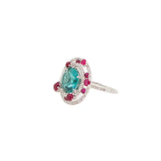 Apatite Diamond Ring - K.S. Sze & Sons