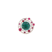 Apatite Diamond Ring - K.S. Sze & Sons