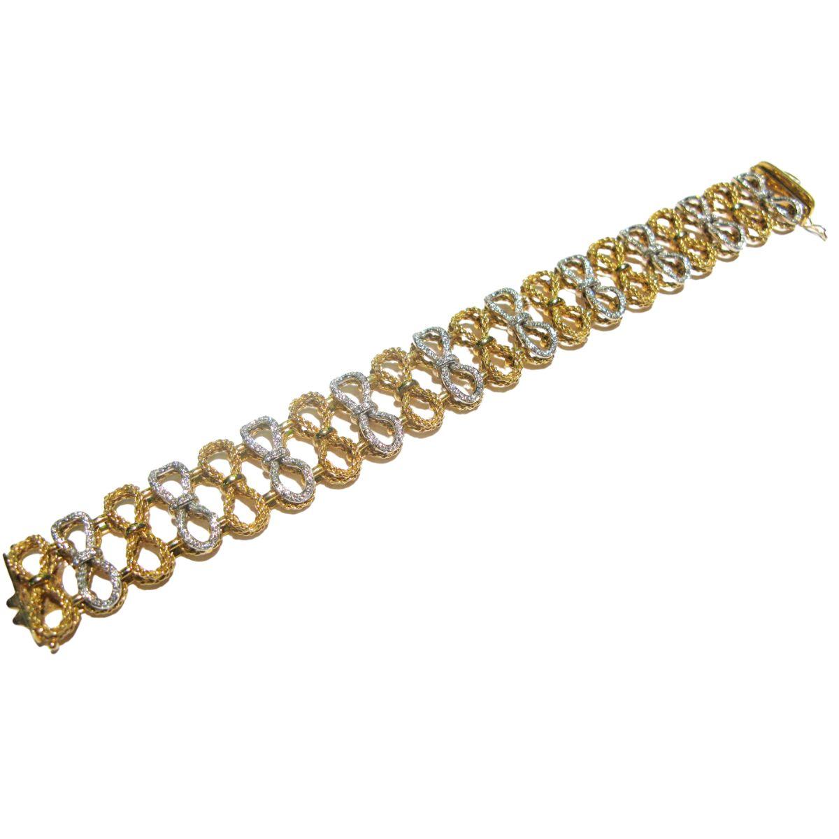 The Diamond Ribbon Bracelet - K.S. Sze & Sons