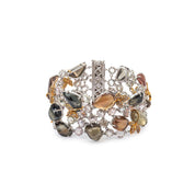 Brown Diamond & Sapphire Bracelet