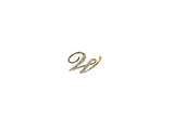 Diamond "W" Pendant