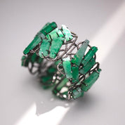 Jade & Brown Diamond Bracelet