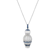 Quartz, Sapphire & Diamond Pendant - K.S. Sze & Sons