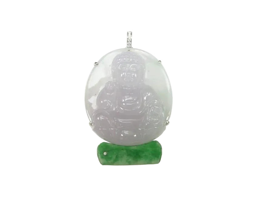 Jade Buddha Pendant - K.S. Sze & Sons