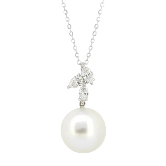 South Sea Pearl & Diamond Pendent