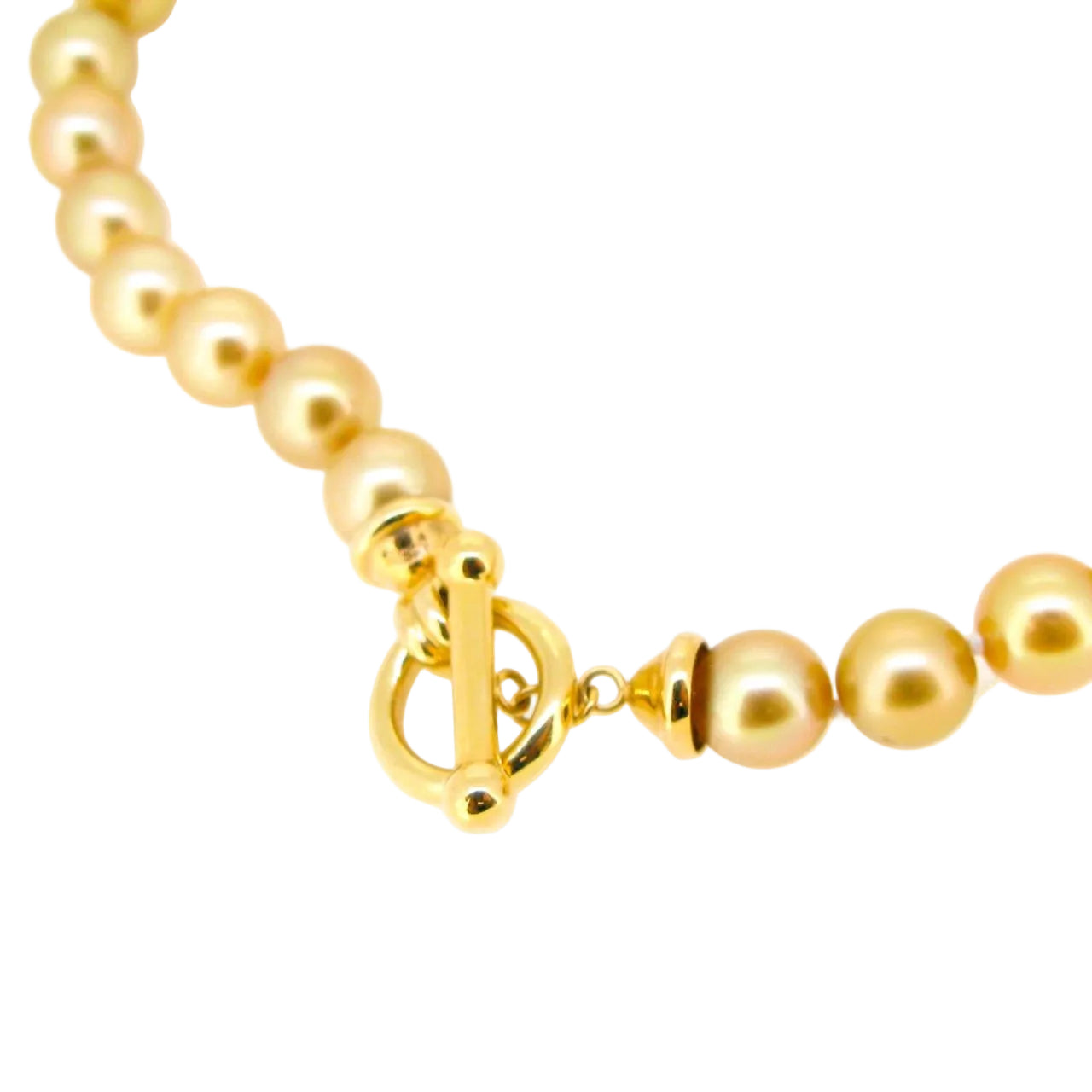 Golden South Sea Pearl Necklace - K.S. Sze & Sons