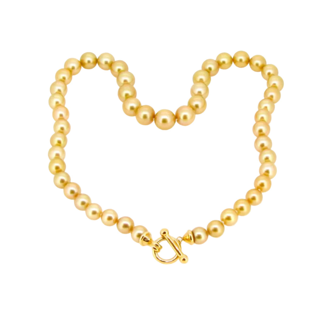 Golden South Sea Pearl Necklace - K.S. Sze & Sons