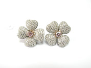 Pink & White Diamond Earrings (GIA Certificate) - K.S. Sze & Sons