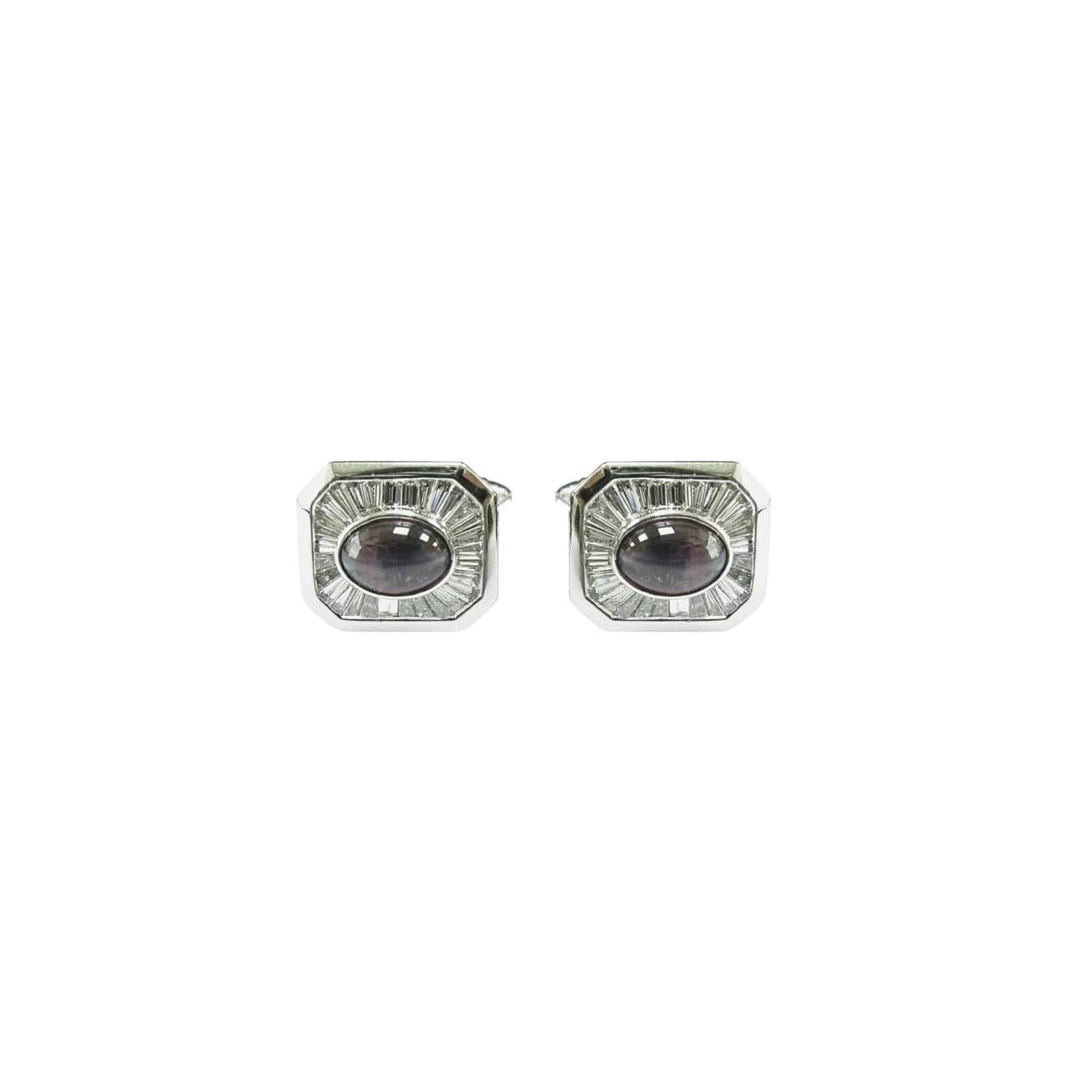 Cat's Eye Color Change Alexandrite Cufflinks - K.S. Sze & Sons