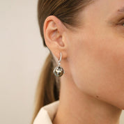 Tahitian South Sea Pearl & Diamond Earrings - K.S. Sze & Sons