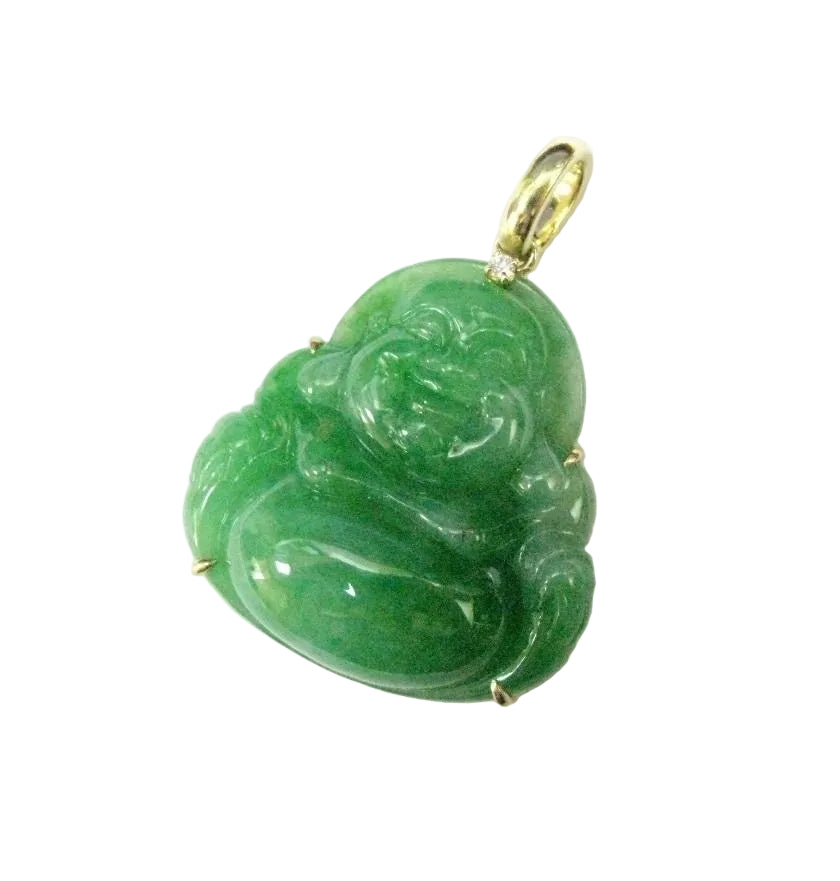 Jade Buddha Pendant - K.S. Sze & Sons