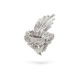Fancy Diamond Flowery Bouquet Brooch