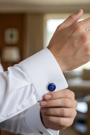 Sapphire & Lapis Lazuli Cufflinks