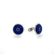 Sapphire & Lapis Lazuli Cufflinks - K.S. Sze & Sons