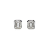 White Diamond Earrings