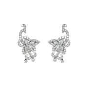 Floral Shaped Diamond Earrings - K.S. Sze & Sons