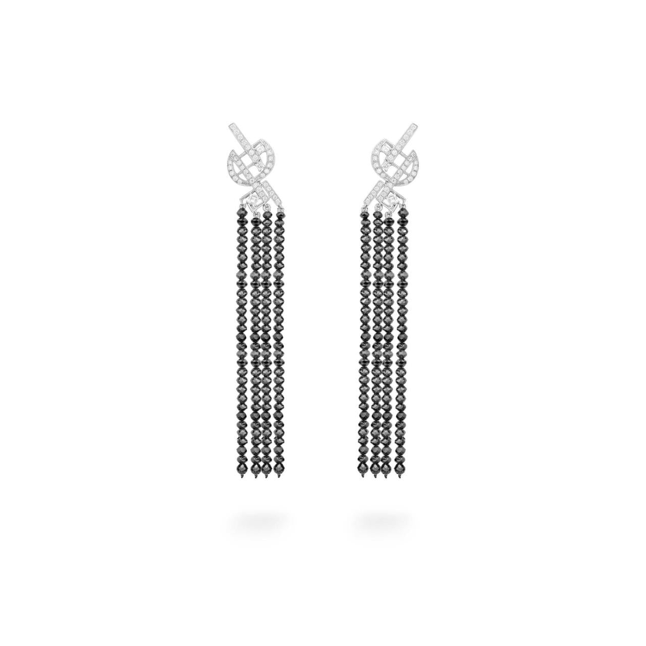 Black & White Diamond Earrings - K.S. Sze & Sons