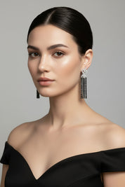 Black & White Diamond Earrings