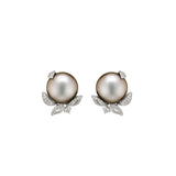 Tahitian South Sea Pearl & Diamond Earring