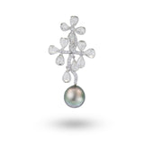 Transformational Tahitian South Sea Pearl & Diamond Brooch/Pendant