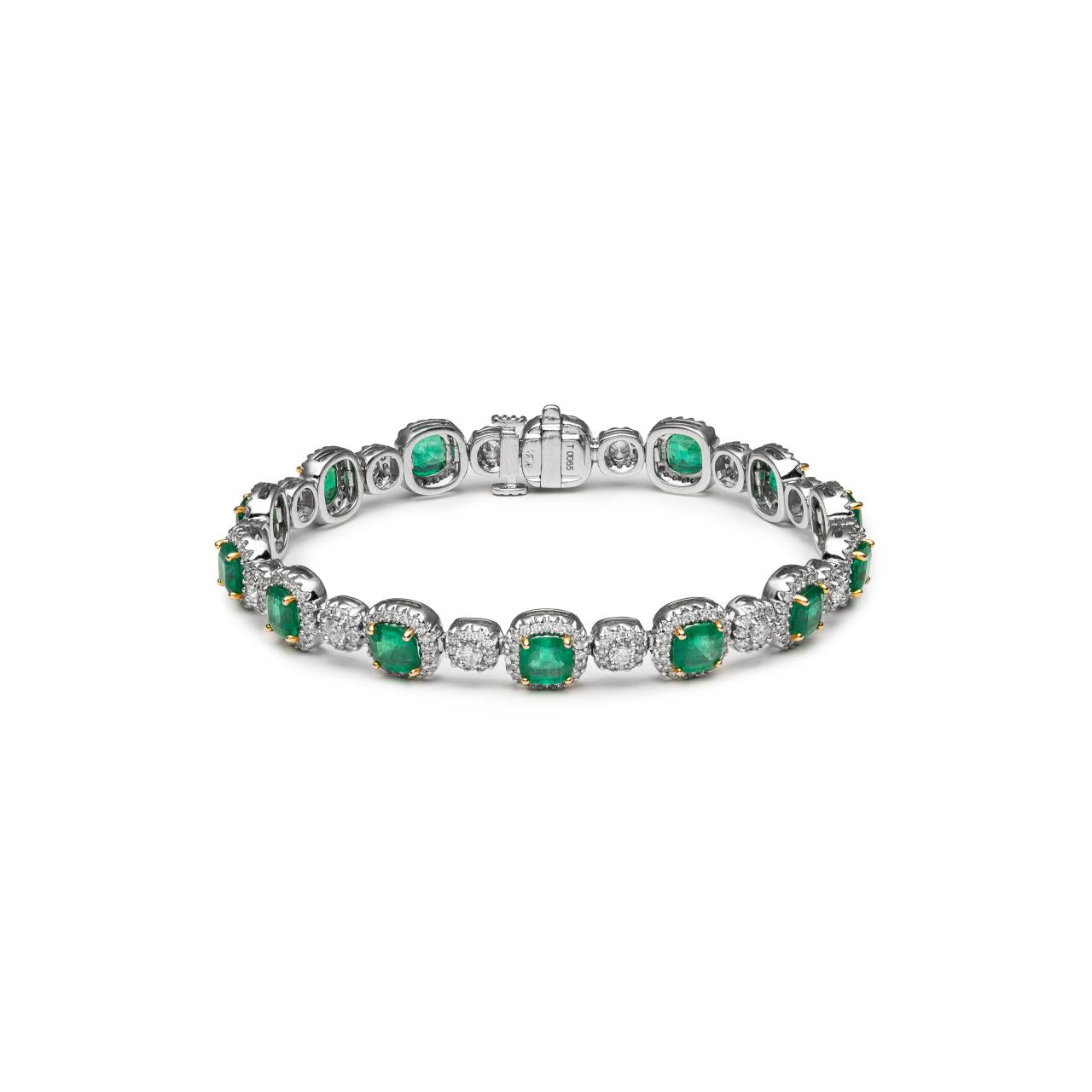 Emerald & Diamond Bracelet - K.S. Sze & Sons
