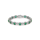 Emerald & Diamond Bracelet