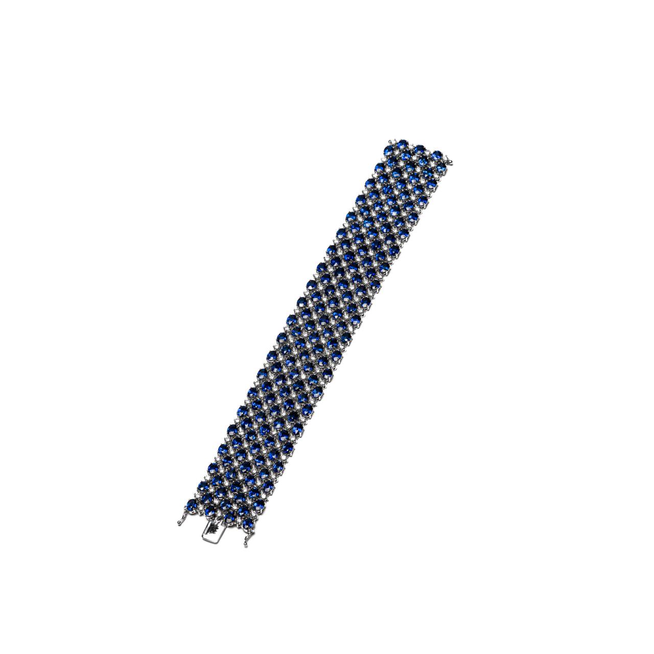 Sapphire & Diamond Bracelet - K.S. Sze & Sons