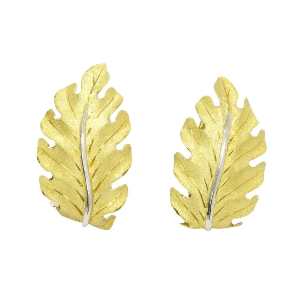 Gold Leave Earring