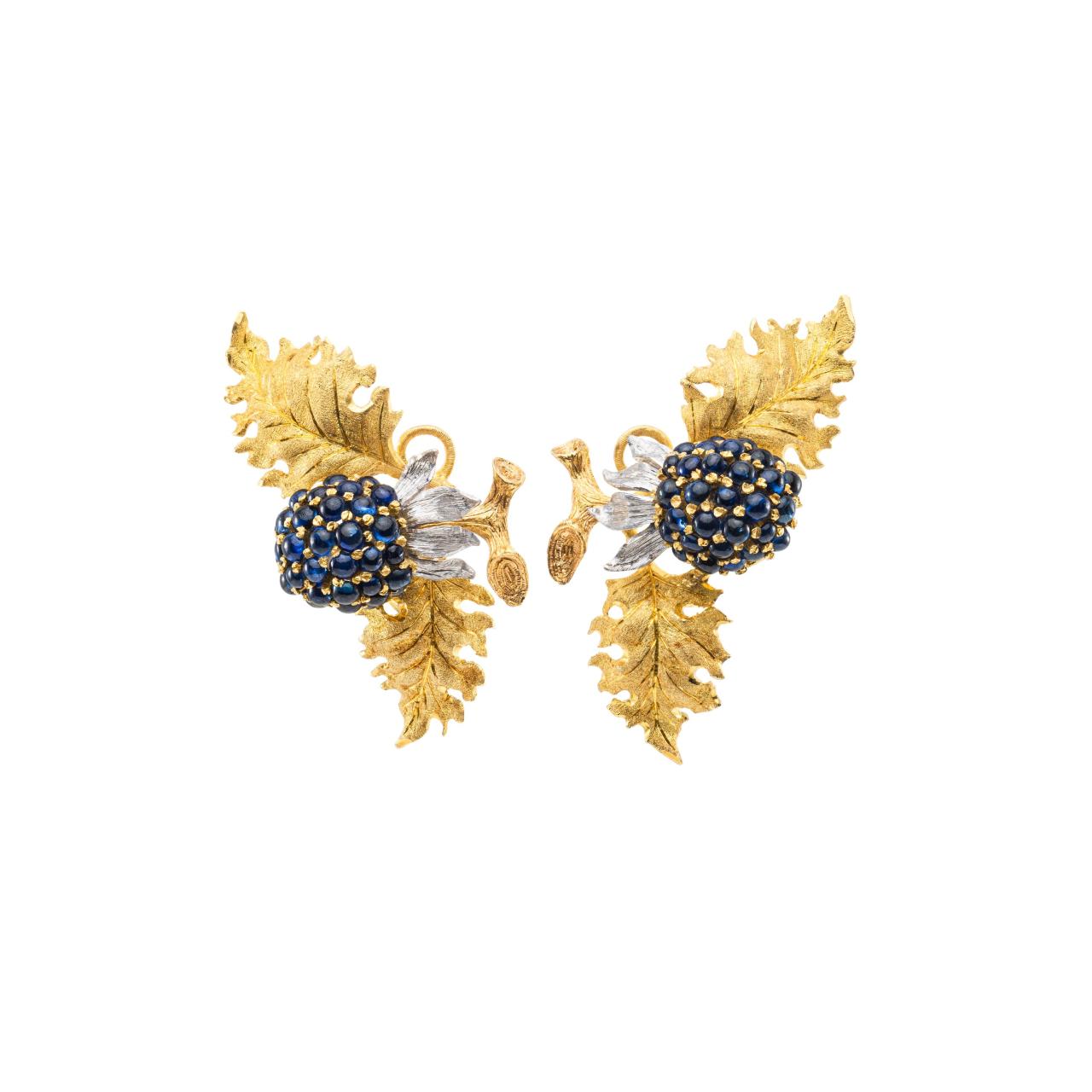 Sapphire Berry Earrings