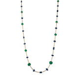 Emerald, Sapphire & Diamond Necklace