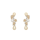 Golden & White South Sea Pearl Earrings