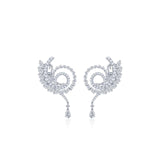 White Diamond Earrings