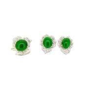 Set of Jade & Diamond - K.S. Sze & Sons